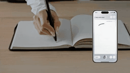 The 3-in-1 Digital Smart Pen seamlessly syncs your notes in real time to your smartphone