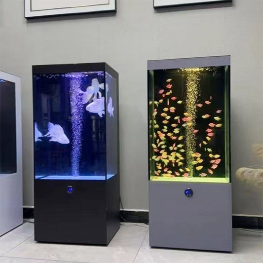 Creative Floor-Standing Aquarium Review: Is This 40×50×130cm Back-Filter Fish Tank Worth It? 🐟