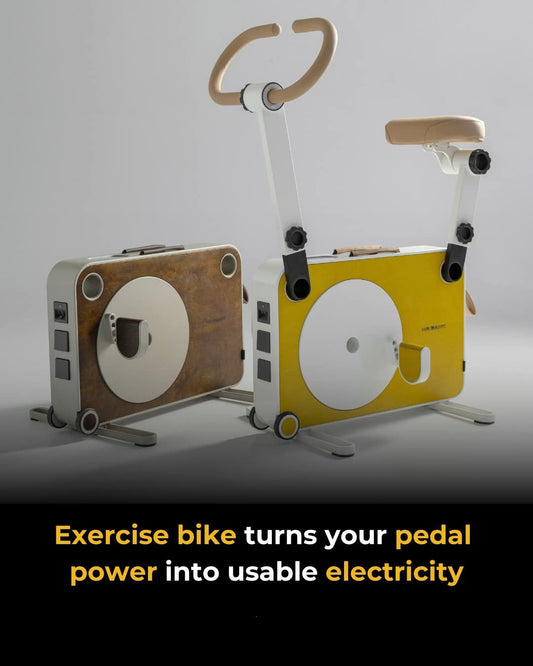 Introducing the HR Bank by Tukas EV—the exercise bike that generates electricity!
