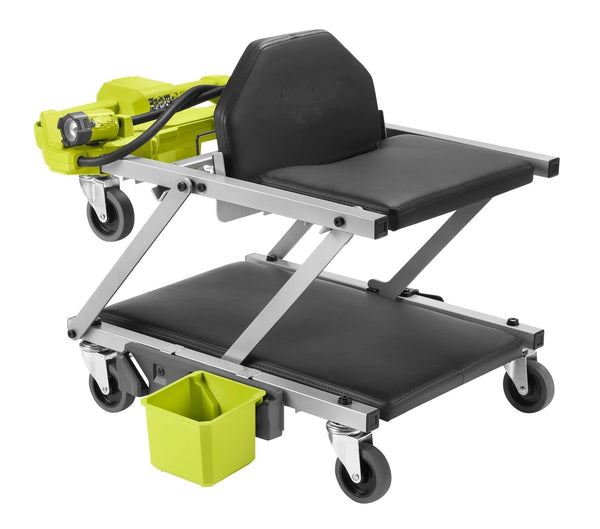Meet the Heavy-Duty Convertible Z-Creeper 2-in-1 Mechanic Creeper & Seat – your new best friend in the garage!