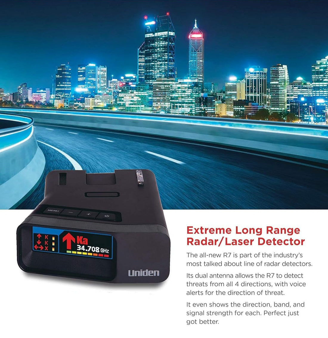 Stay Ahead of Every Speed Trap with the Uniden R7! 🚨