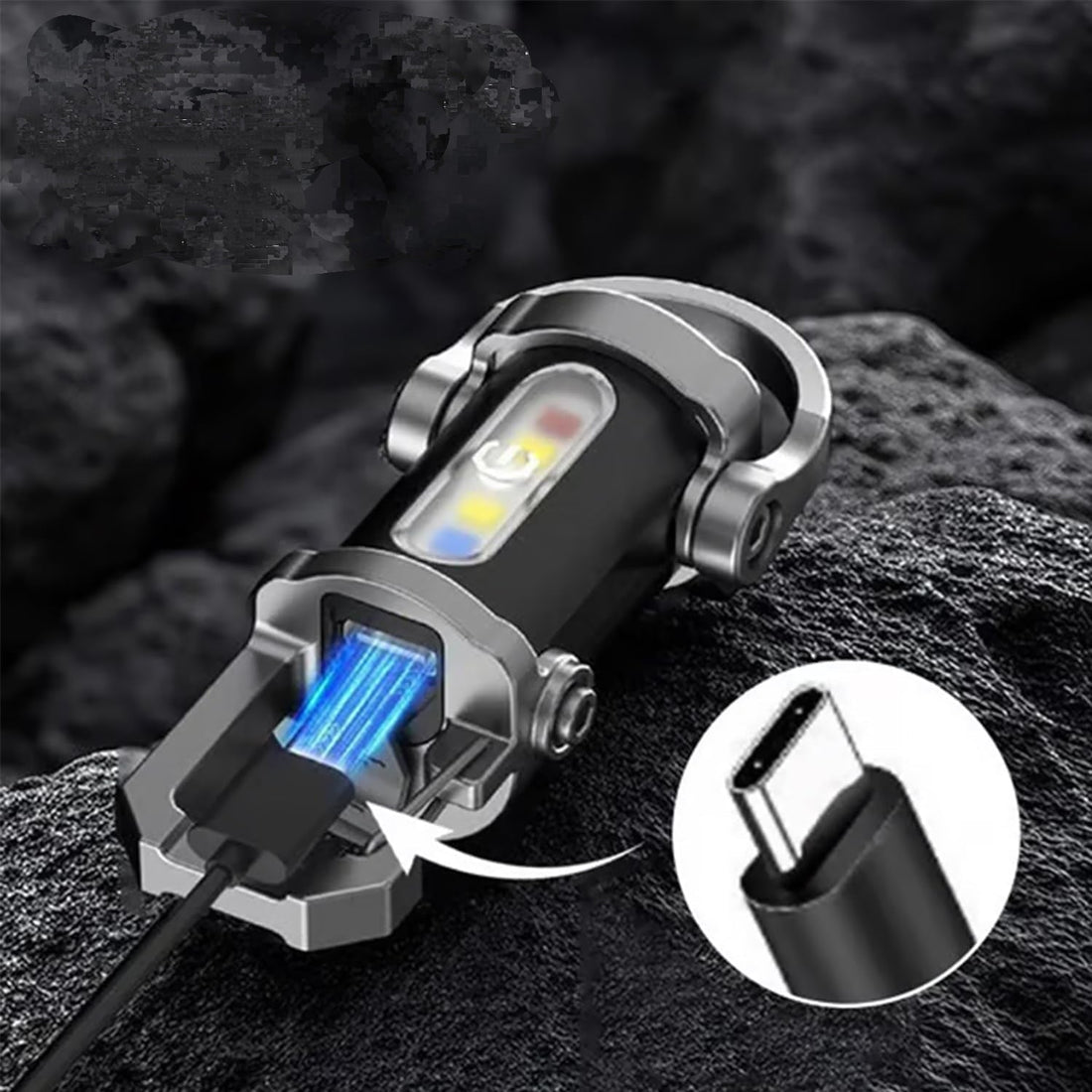 1200-Lumen Keychain Flashlight Charger — Pocket-Sized Power You’ll Use Every Day!