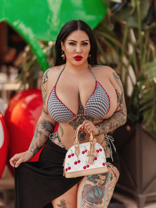 Louis Vuitton x Takashi Murakami Alma BB - Limited Edition • Pre-Loved • Monogram Cerises on White 👜✨🔥