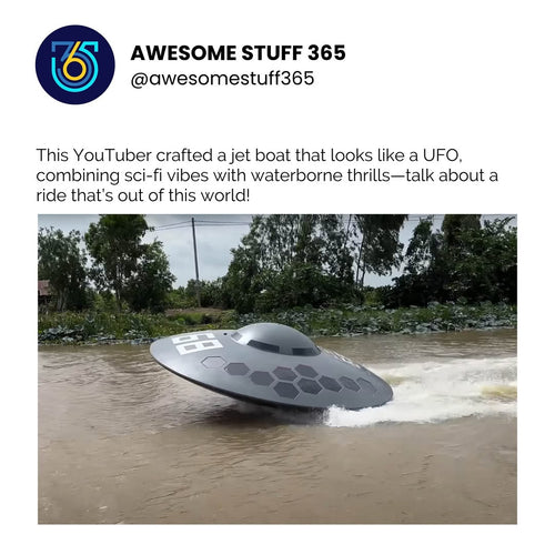 Ever Wondered What it Would Be Like to Glide Through the Water in a UFO?