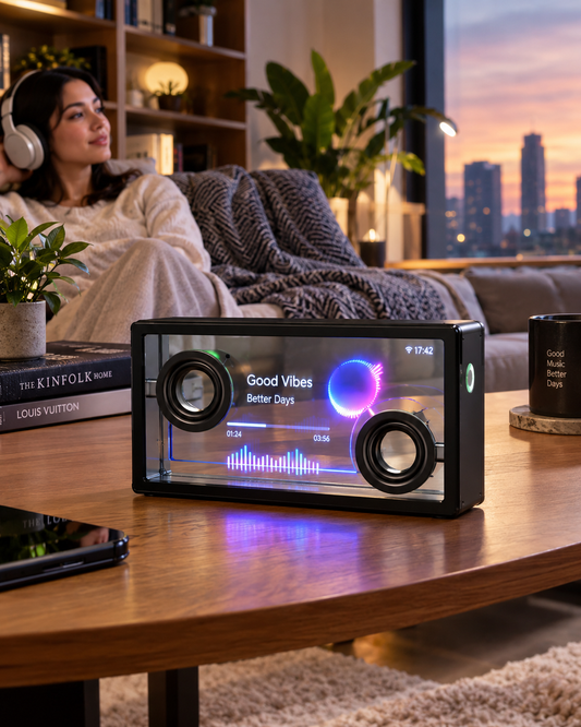 SonicGlass A1 Review: The Transparent Lyric Bluetooth Speaker That Turns Music Into a Visual Experience 🔊