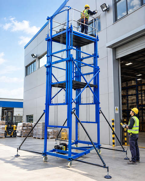 Is This Electric Heavy-Duty Lift Cart Worth It? A No-Nonsense Review for Serious Construction Operations 🪜👷‍♂️✨