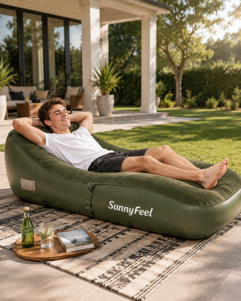 Best Inflatable Camping Chair? Honest Look at the SUNNYFEEL Air Sofa ✨