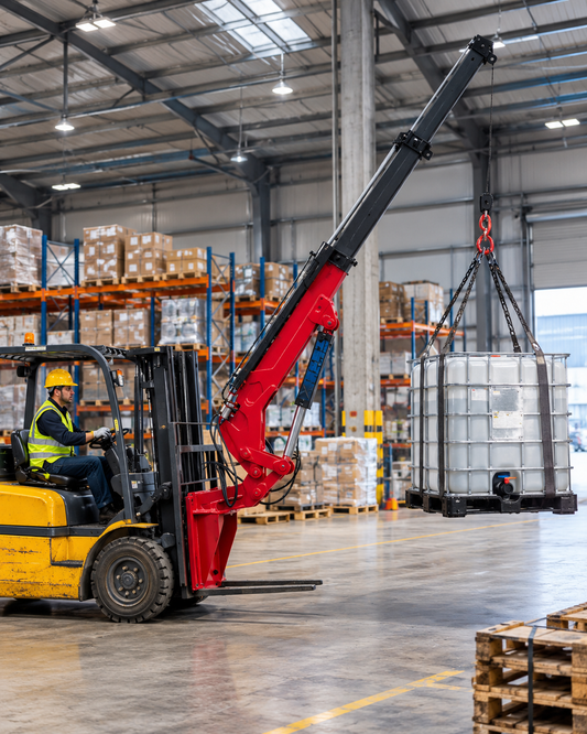 Hydraulic Telescoping Forklift Jib Boom Review: Is This Fork-Mounted Crane Attachment Worth It? 🏗️