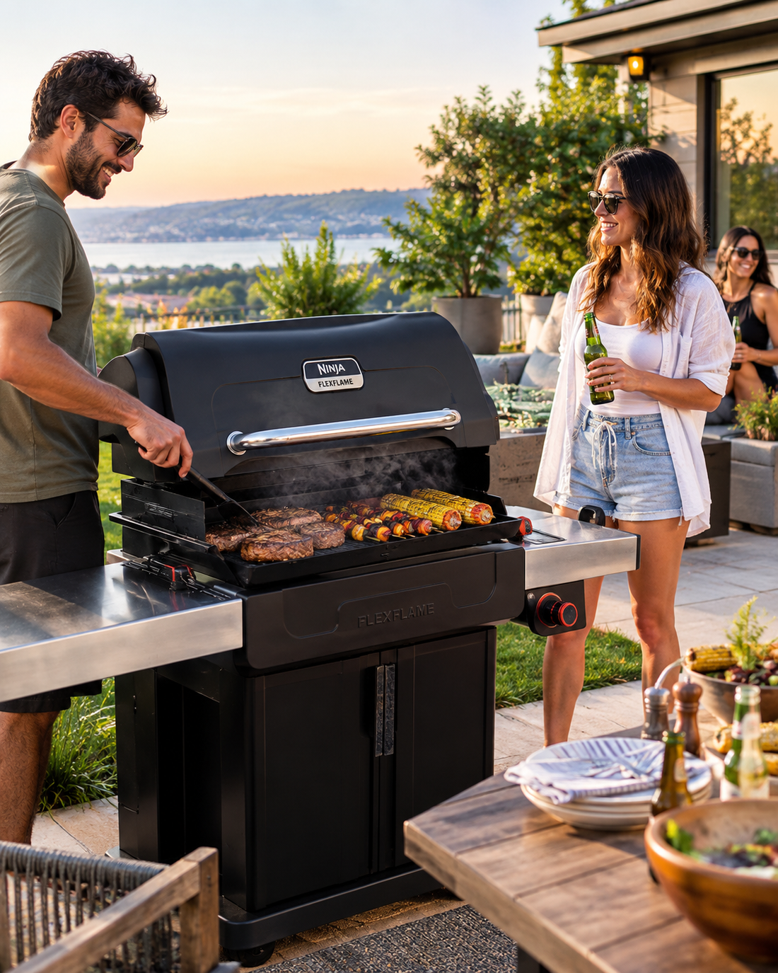 Ninja FlexFlame PG301BK Review: A 5-in-1 Grill, Smoker, Griddle &Outdoor Cooking System ♨️
