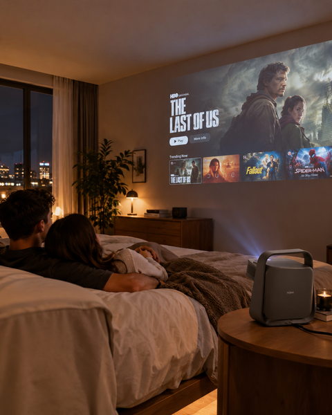 XGIMI Elfin Flip 4K Review: 1,600 ISO Lumens, Triple Laser, Google TV & 1ms Gaming ✨