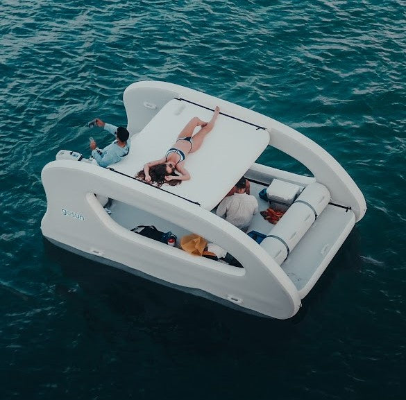 Dive into Fun with the Inflatable Drop Stitch Water Party Boat!