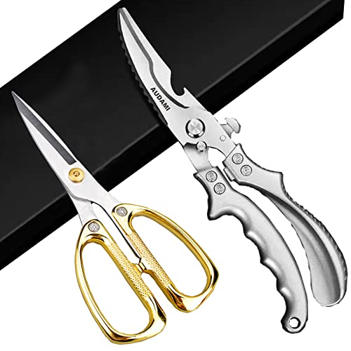 PowerShear Pro 2-Pack - Heavy-Duty Kitchen & Poultry Scissors