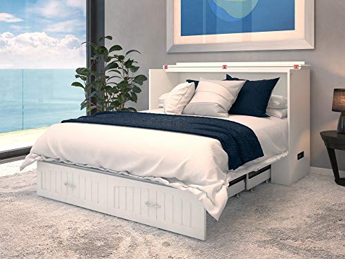 SpaceSaver Queen Murphy Bed Chest