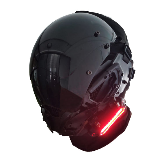 CyberTech LED Mask - The Ultimate Futuristic Costume Accessory