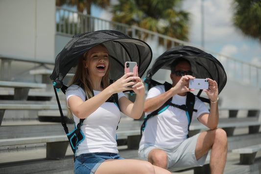 WeatherGuard Pro – The Ultimate Hands-Free Rain & Sun Protection Solution.