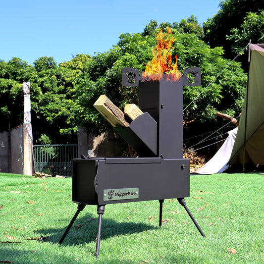 FlameForge Rocket Stove 🔥