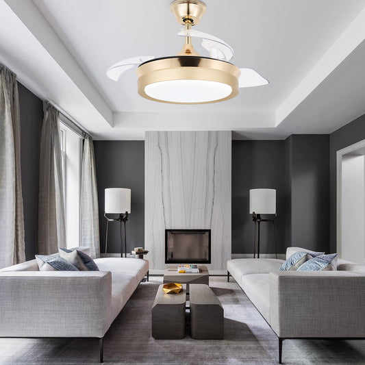 Elegance Breeze Retractable Ceiling Fan