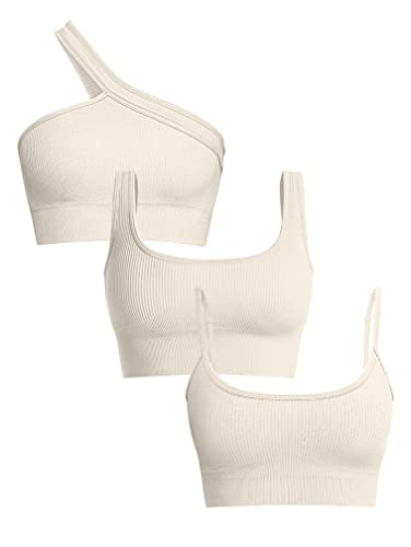 3-Piece Seamless Sports Bra Set - Medium Support