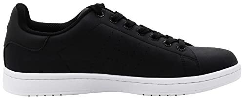 Tommy Hilfiger Men's Liston Sneaker, Black/White, 10.5 - The Superstacks