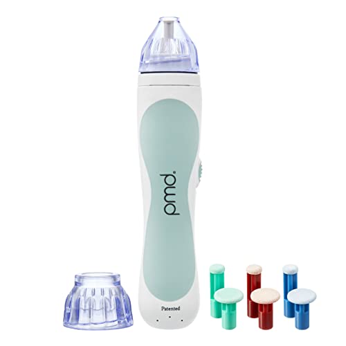 PMD Microderm Classic - Home Microdermabrasion Kit for Radiant Skin, Exfoliating Crystals & Suction