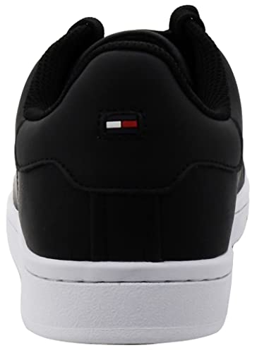 Tommy Hilfiger Men's Liston Sneaker, Black/White, 10.5 - The Superstacks