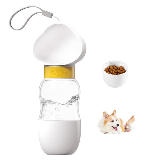 Portable 2-in-1 Dog Water Bottle - Leak-Proof.