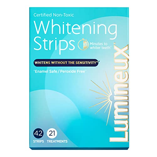 Lumineux Whitening Strips - 21 Treatments, Sensitivity-Free, Dentist Formulated
