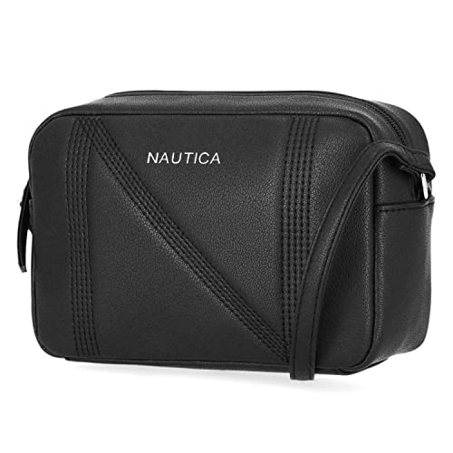 Nautica Candid Camera Adjustable Crossbody, Black - The Superstacks