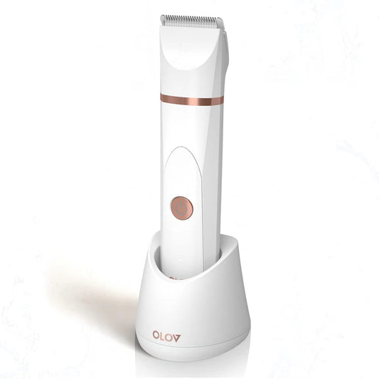 Bikini Trimmer - Wet/Dry Body Shaver, Ceramic Blade Heads, USB Recharge, Waterproof