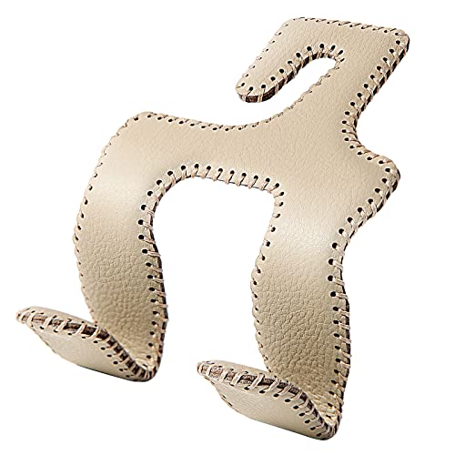 Car Headrest Hooks - 2 in 1, Upgraded Organizer, Leather Holder