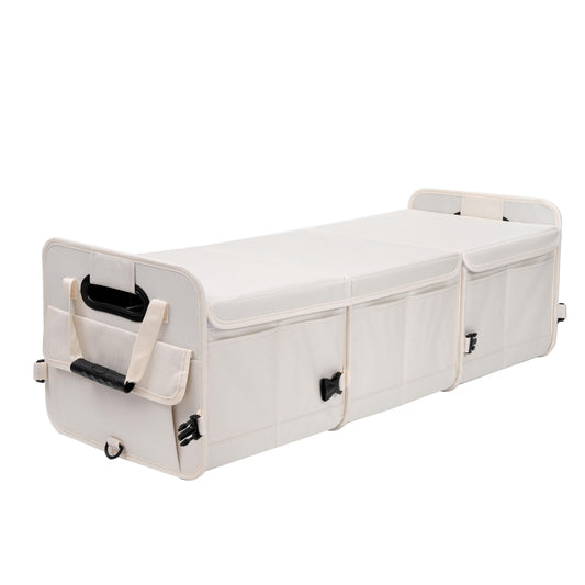 Trunk Organizer - Collapsible, Multi-Compartment, Adjustable Straps