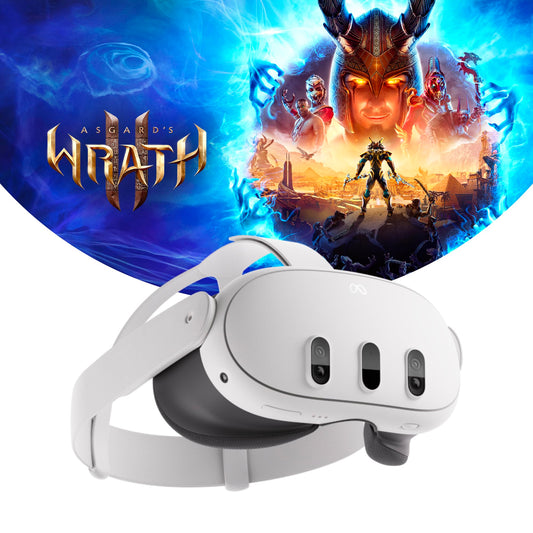 Meta Quest 3 128GB — Breakthrough Mixed Reality — Powerful Performance — Asgard’s Wrath 2 Bundle